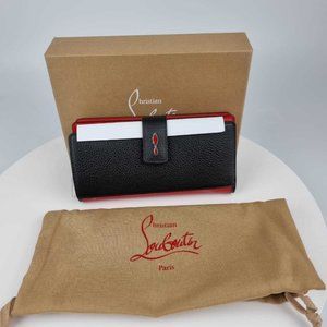 Christian Louboutin - Paloma Black and Red Wallet (brand new)